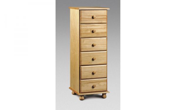 Pickwick Narrow Chest of Drawers | 6 Drawer
