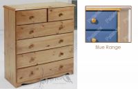 Verona Chest of Drawers 4 + 2 Drawer | Blue