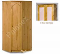 Verona Corner Wardrobe | Pink