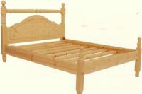 Handmade Pine 'Chilton' Bed | Low End | Super Kingsize
